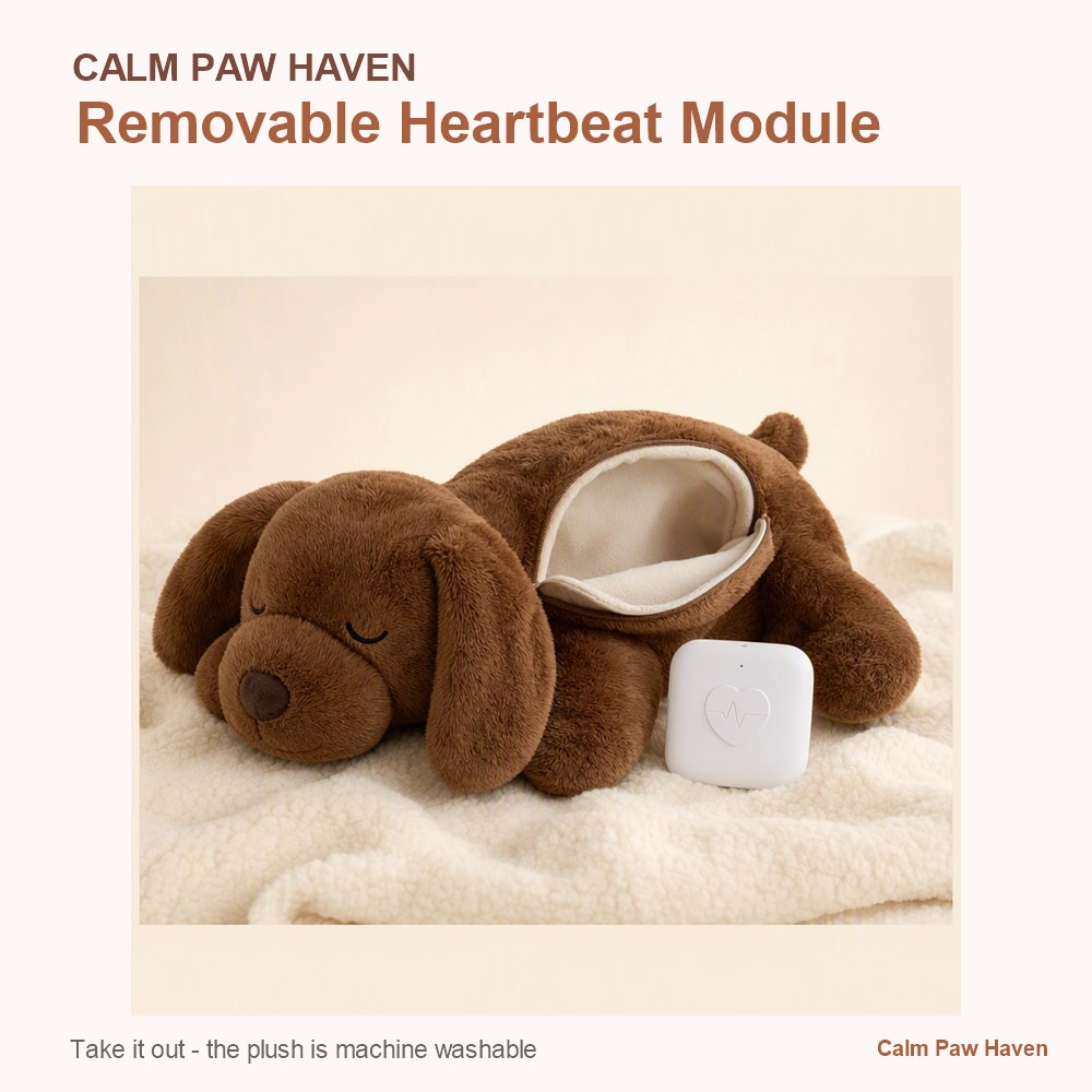Heartbeat comfort plush toy detail