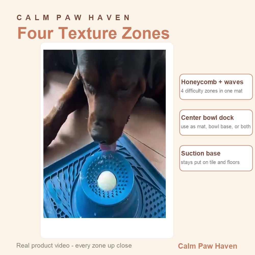 2-in-1 Lick Mat & Bowl - detail