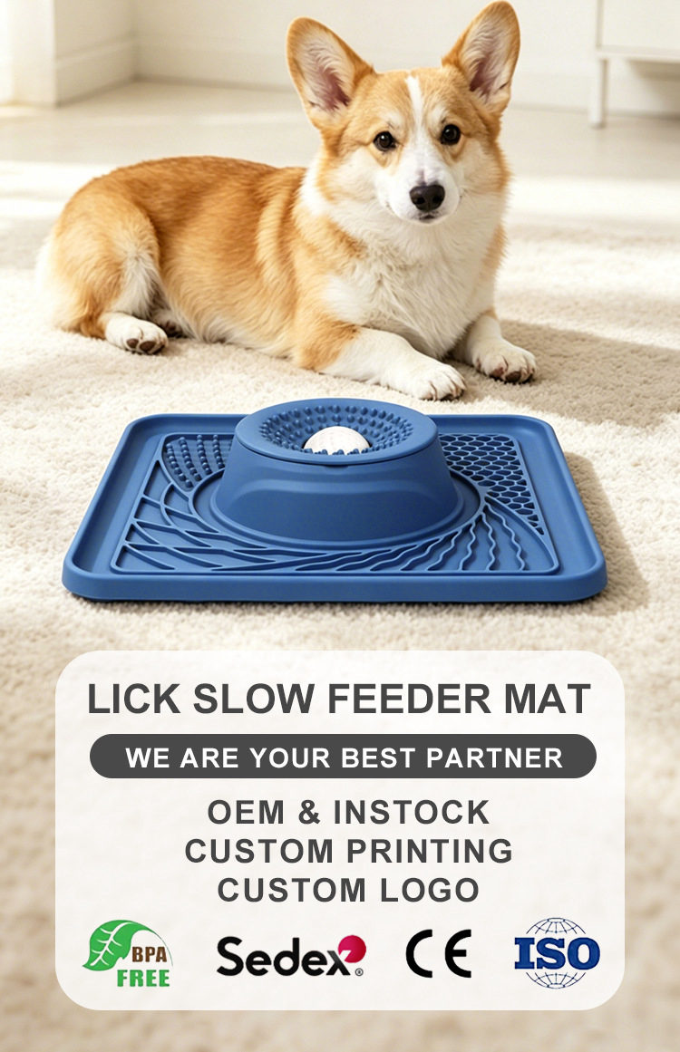 Lick slow feeder mat — BPA free silicone, your pet's best partner