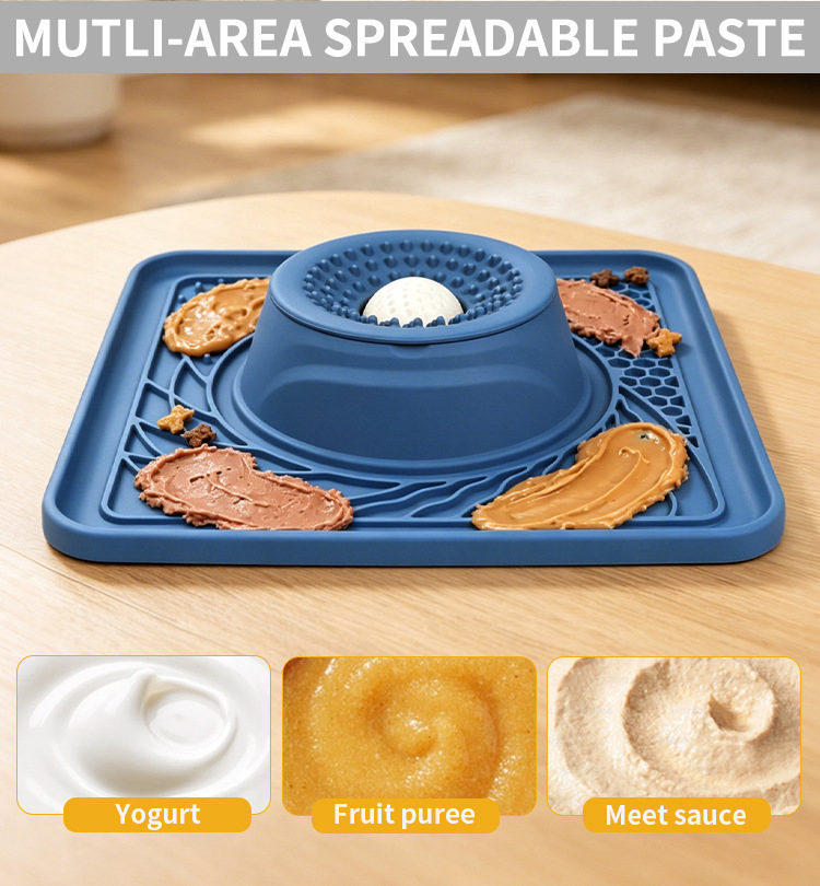 Multi-area spreadable paste — yogurt, fruit puree and meat sauce