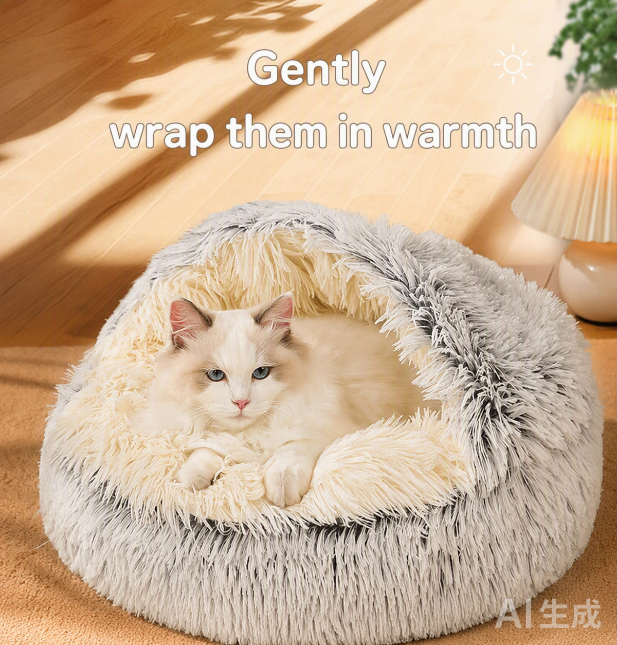 Gently wrap them in warmth