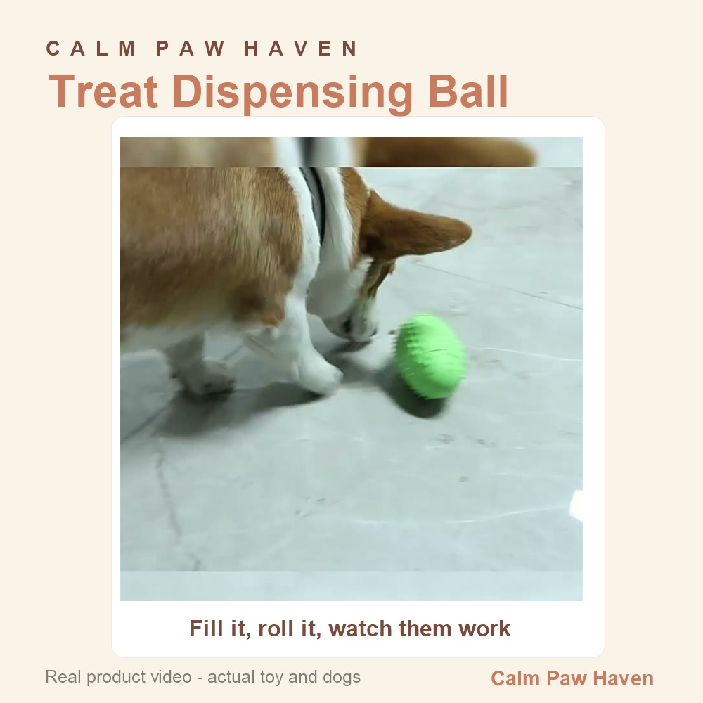Treat dispensing puzzle ball for dogs