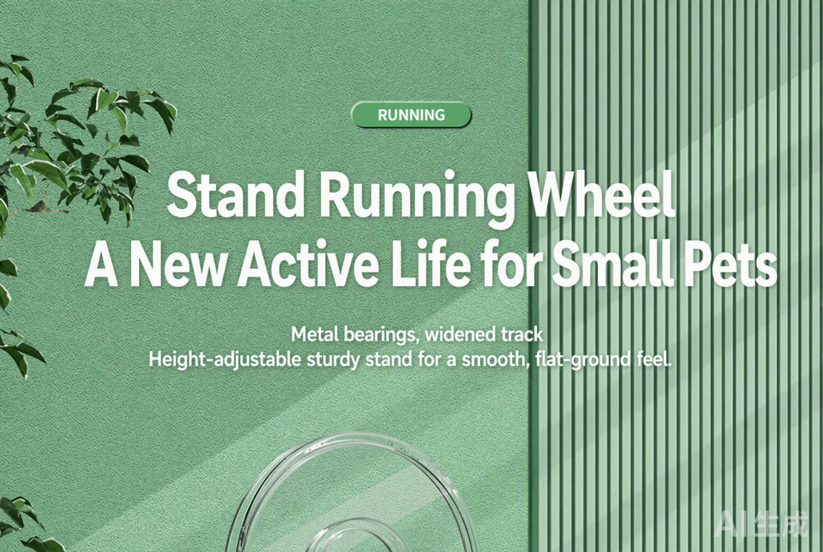 Stand running wheel — a new active life for small pets