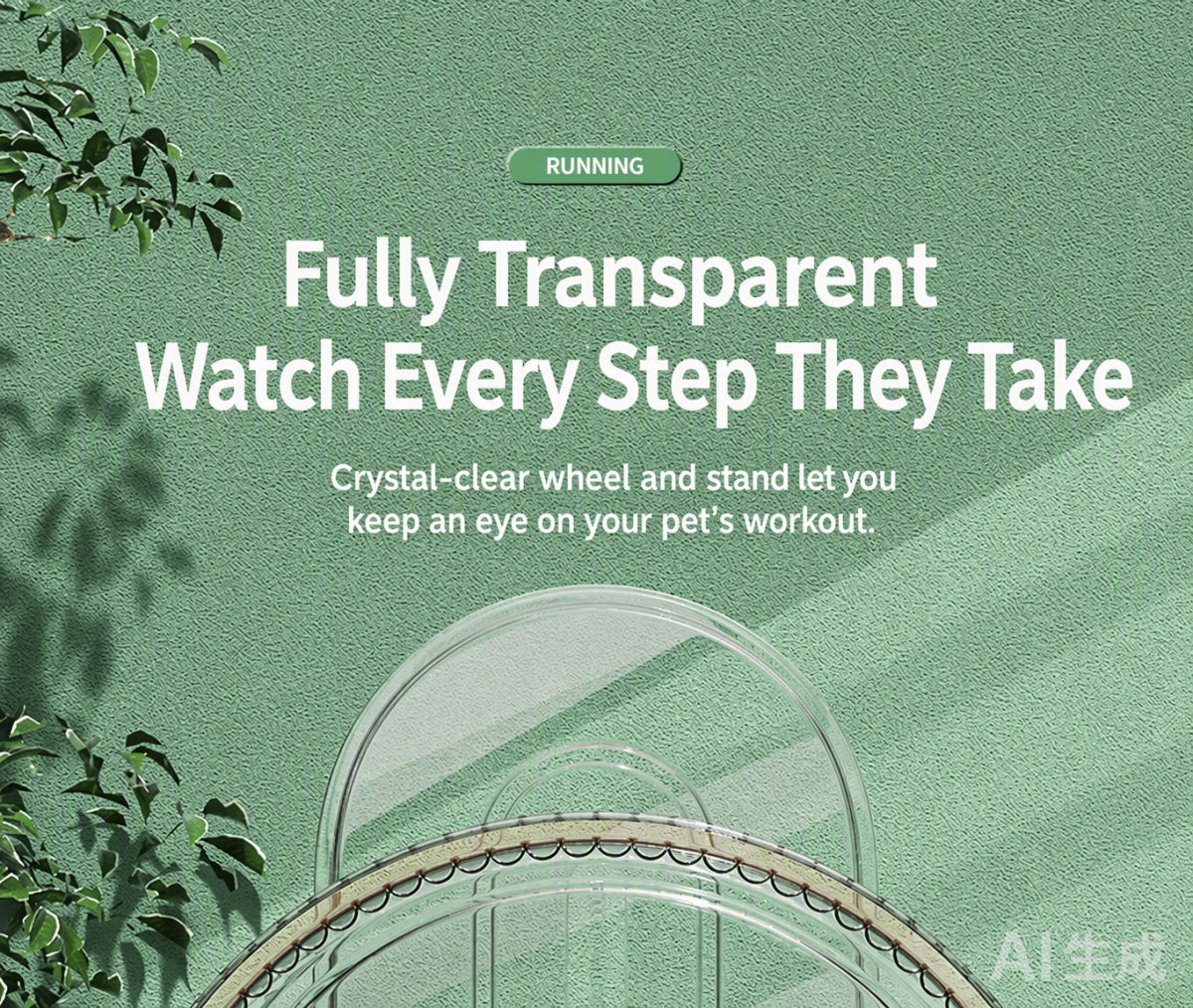 Fully transparent design — watch every step they take